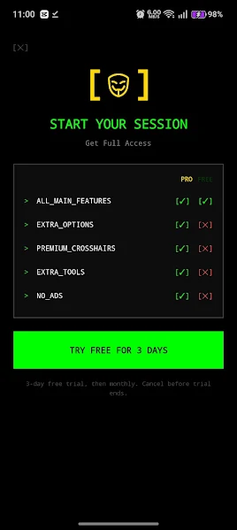 Sadx Freestyle interface preview